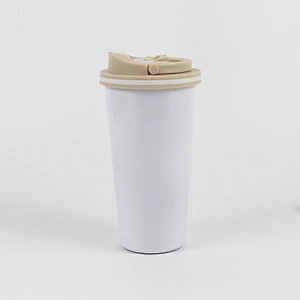 wholesale stainless steel coffee cup double wall yogurt cups with handle