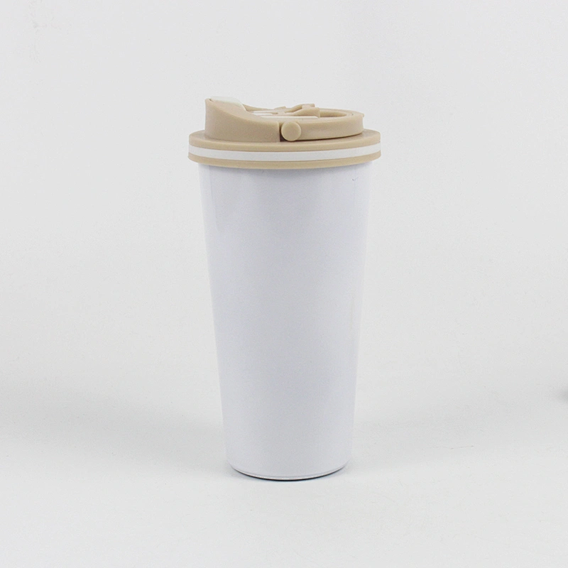 wholesale stainless steel coffee cup double wall yogurt cups with handle