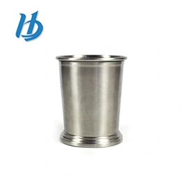 Factory industrial simple 304 stainless steel single wall mug without handle