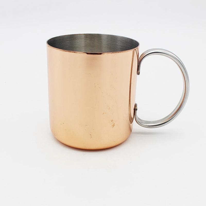 Single Wall Stainless Steel Insulated Custom Logo Coffee cup with Handle