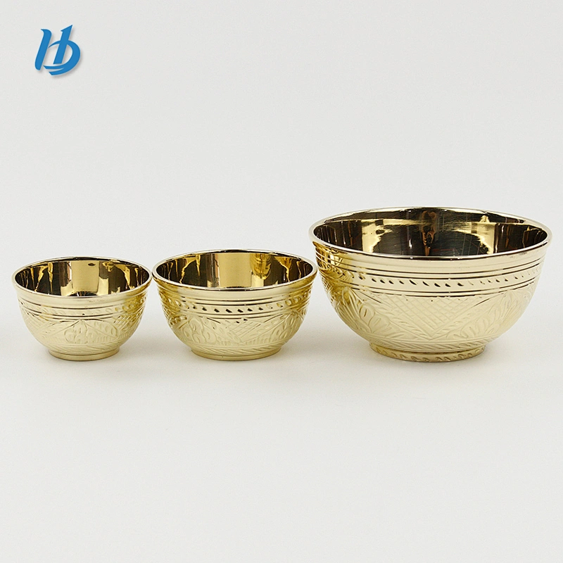 2017 yongkang foreign trade single layer pure copper 100% hand engraving bowl with cheaper price