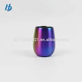 stainless steel double wall cup wine wholesale protein powder cups
