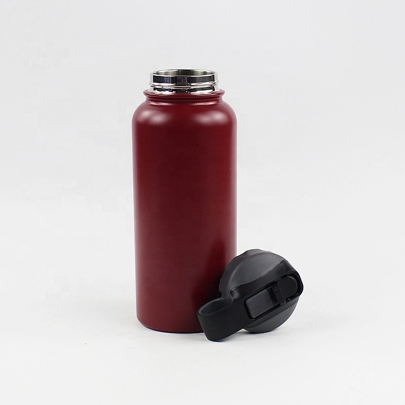 Wholesale cute water bottle ,red painting water bottle vacuum insulated stainless steel