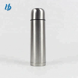 500ml bullet shaped double wall vacuum flask stainless steel hot water bottles