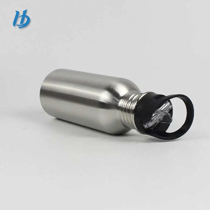 Stainless steel color,double wall water bottle customized logo