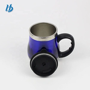 Unique design camping fat coffee pot,painting cute coffee pot with lid and handle