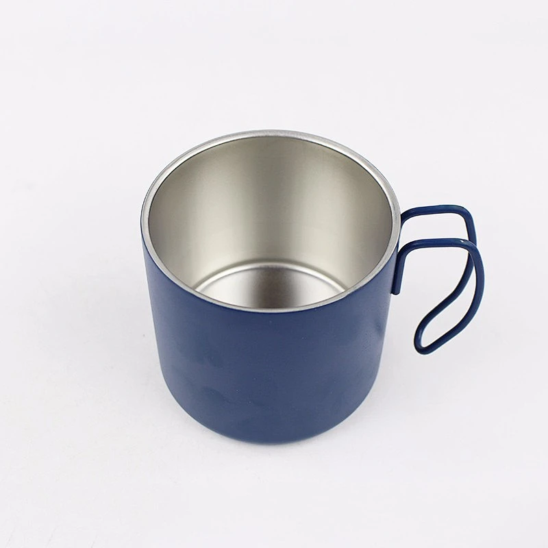 Hot selling wholesale stainless steel coffee cup double wall can design logo vacuum cup steel mug