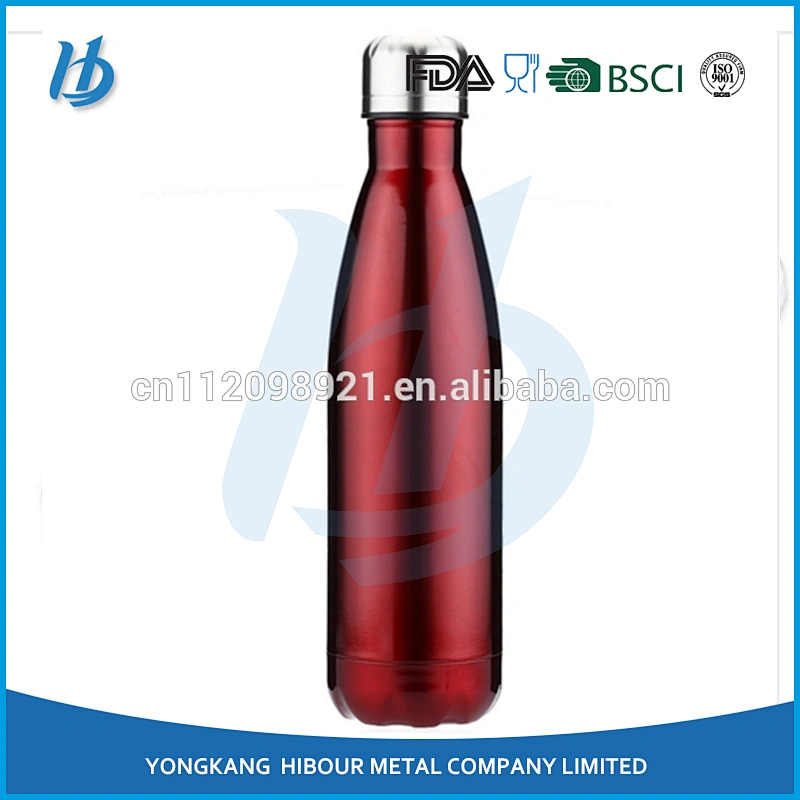 cola shaped stainless steel thermos bottle vacuum bottle, stainless steel vacuum flask