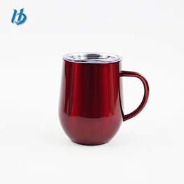 Amazon hot sale stainless steel wine glass,12oz double wall insulated wine glass