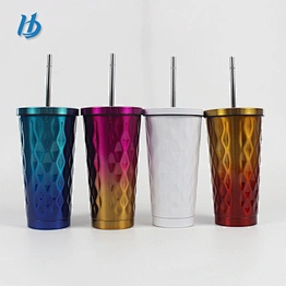 Wholesale coffee mug,vacuum mug with logo double wall fashion cup