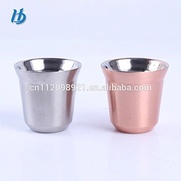 Yongkang Factory OEM BPA Free Best Price High Quality 304 Stainless Steel 60ml/150ml coffee Mug With Gift Box