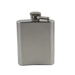 Custom Single Wall Stainless Steel Novelty Hip Flask