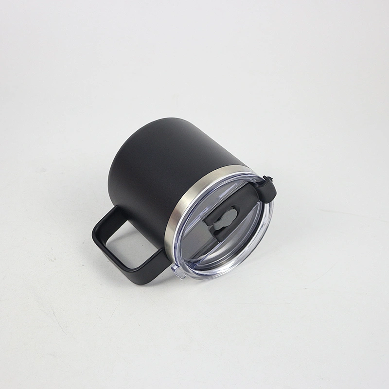 Hibour 14oz Stainless Steel Double Wall Vacuum Sealed Insulated Coffee Mug With Handle