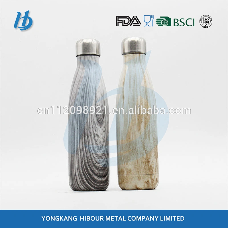 modern innovational 500ml cola shaped stainless steel vacuum flask bottle sport water bottle hot sale on amazon