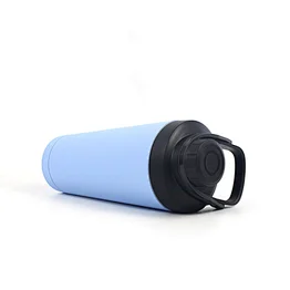 New design stainless steel silk screen printing travel coffee mugs double wall