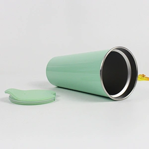 Creative designed 520ml tumblers double wall 304 stainless steel cups insulated keep-warm stemless cups with best price