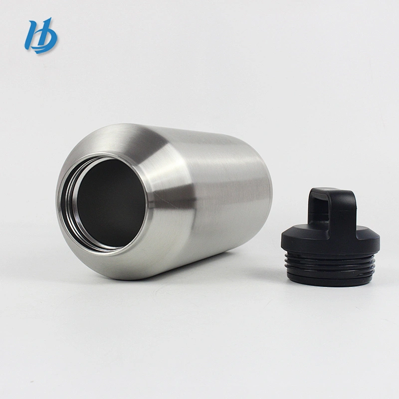 Double wall 64oz stainless steel vacuum flask drinking cup with portable lid stainless steel spray bottles