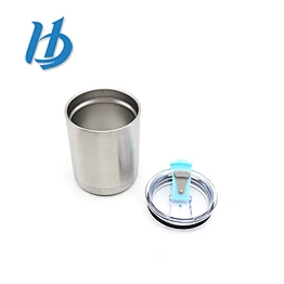 Amazon hot sell 18/8 stainless steel plain insulated 10oz tumbler with lid
