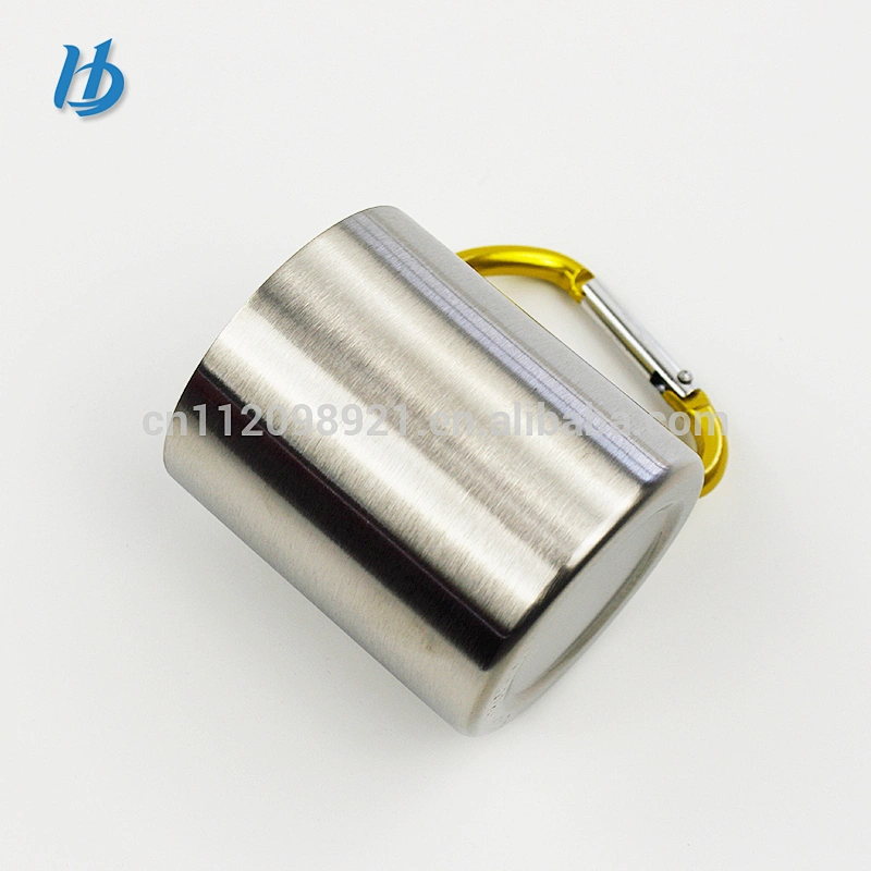 Amazon hot sale stainless steel coffee mug,camping mug cup with handle wholesale