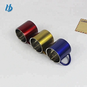 Factory direct provide camping mug,double wall steel coffee mug