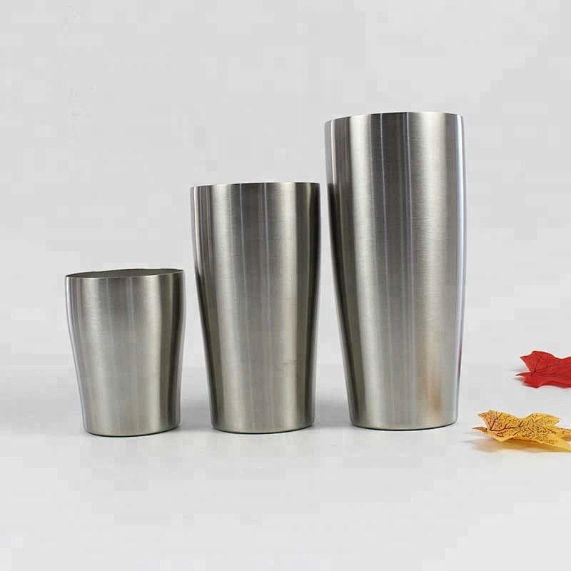 Double wall 18/8 stainless steel vacuum insulated tumbler beer cups with logo