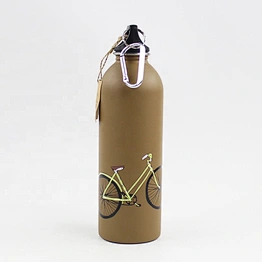 Customized logo water bottle,steel water bottle with pattern on the surface