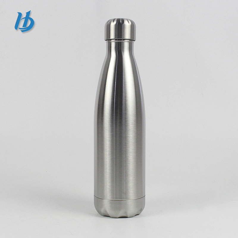 Sublimation thermal water bottle,500ml double wall cola shape bottle