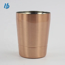 Double wall stainless steel coffee mug warmer mug set love mug