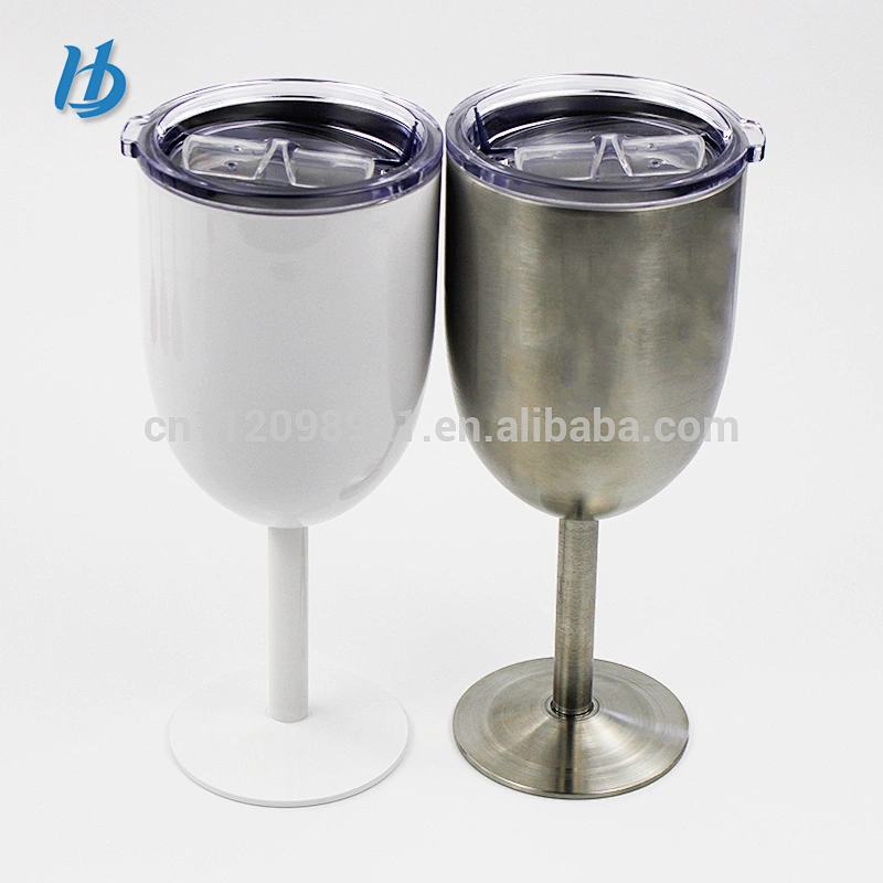 Fashionable simple colored wine glasses goblet,metal stainless steel cup champagne mug