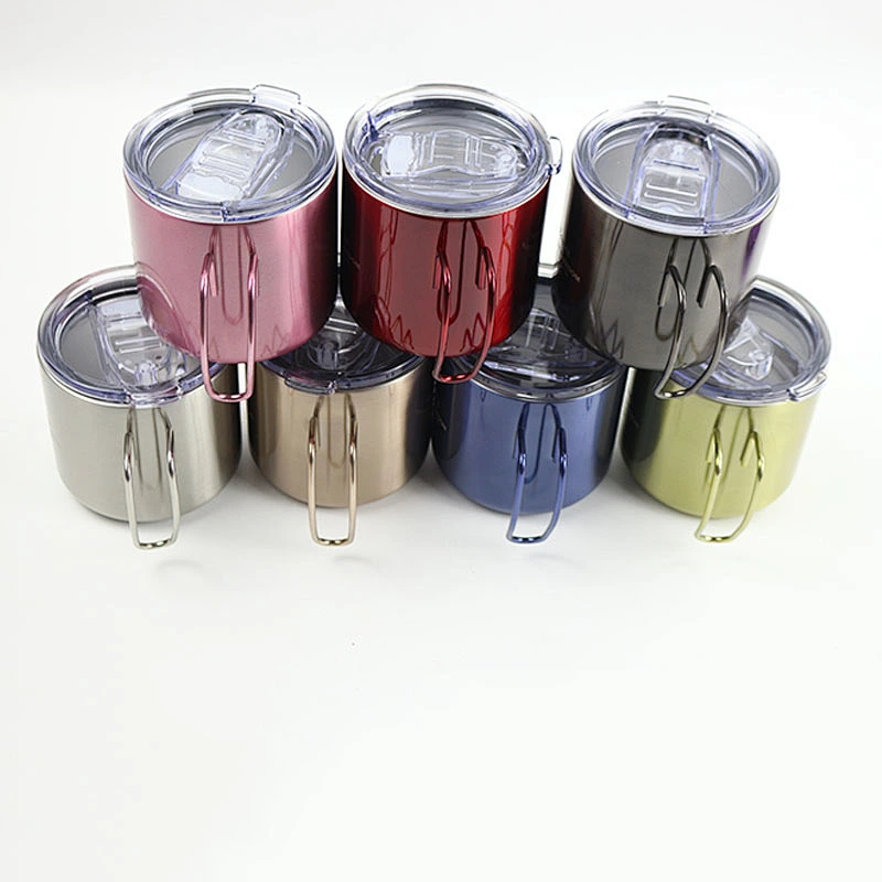 New Design Stainless Steel Thermos Mug Double Wall Stainless Steel Mug With Handle and Lid