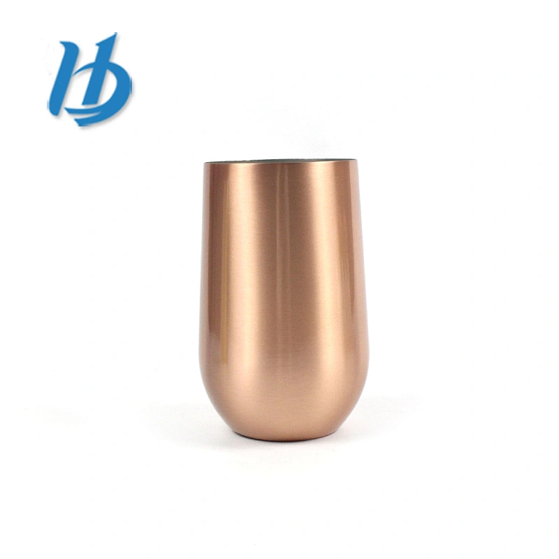 Best quality personalized colored electroplated 304 stainless steel wine glass