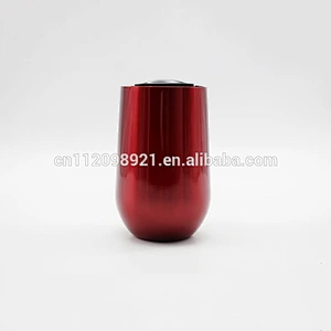 high quality drinking glasses stainless steel single wall coffee mug wine glasses vacuunm tumbler with lid