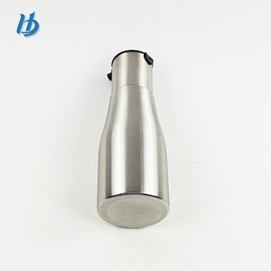 Food grade material drinking water bottle,steel sport water bottle silver color