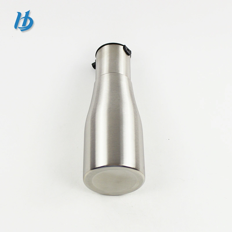 Food grade material drinking water bottle,steel sport water bottle silver color