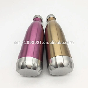 2017 Eco-friendly travel stainless steel cola bottle stainless steel water bottle with spray paint bottle
