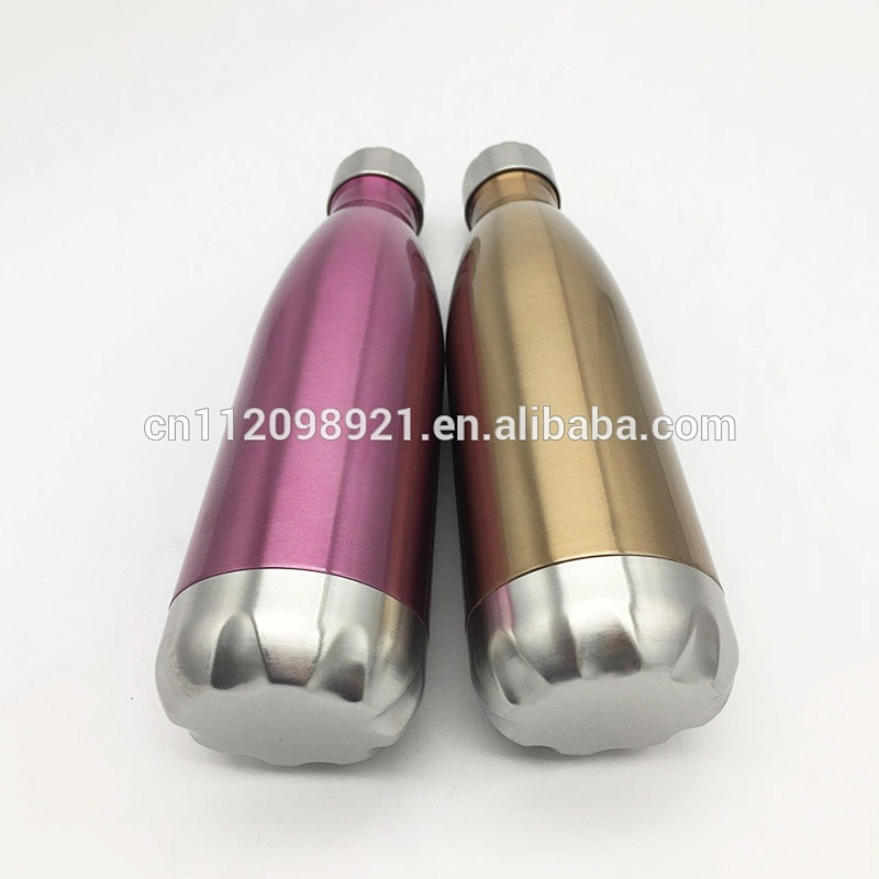 2017 Eco-friendly travel stainless steel cola bottle stainless steel water bottle with spray paint bottle
