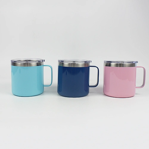 Double Wall Stainless Steel Spray Painted Coffee Mug