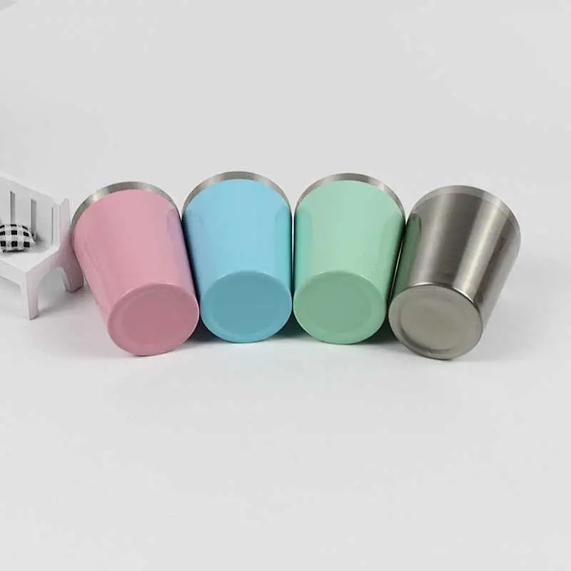 8oz Vacuum Double Walled Stainless Steel Spray Painted Beer Mug