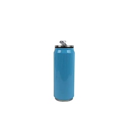 Stainless Steel Double Wall  Can Shaped Coffee Tumbler with Straw