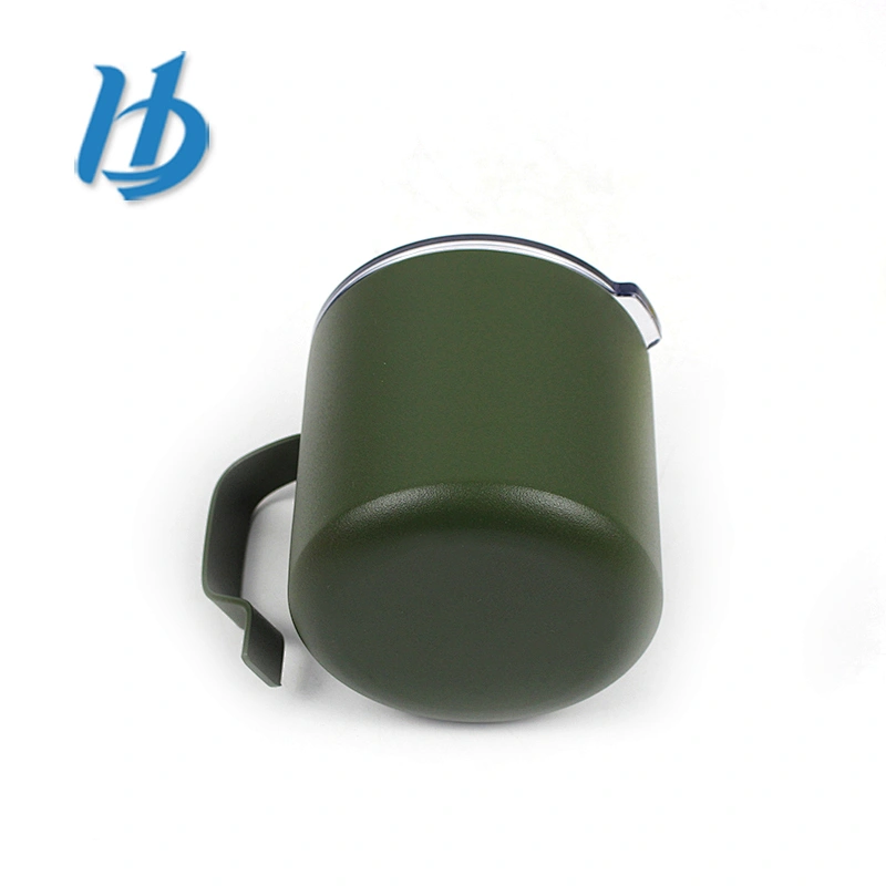 Best quality wide mouth modern office small 304 stainless steel coffee mug with lid