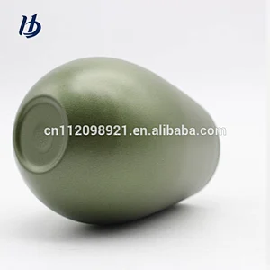 Hot selling Wholesale in bulk Coffee cups car double wall stainless steel egg shape cheap colored wine glasses