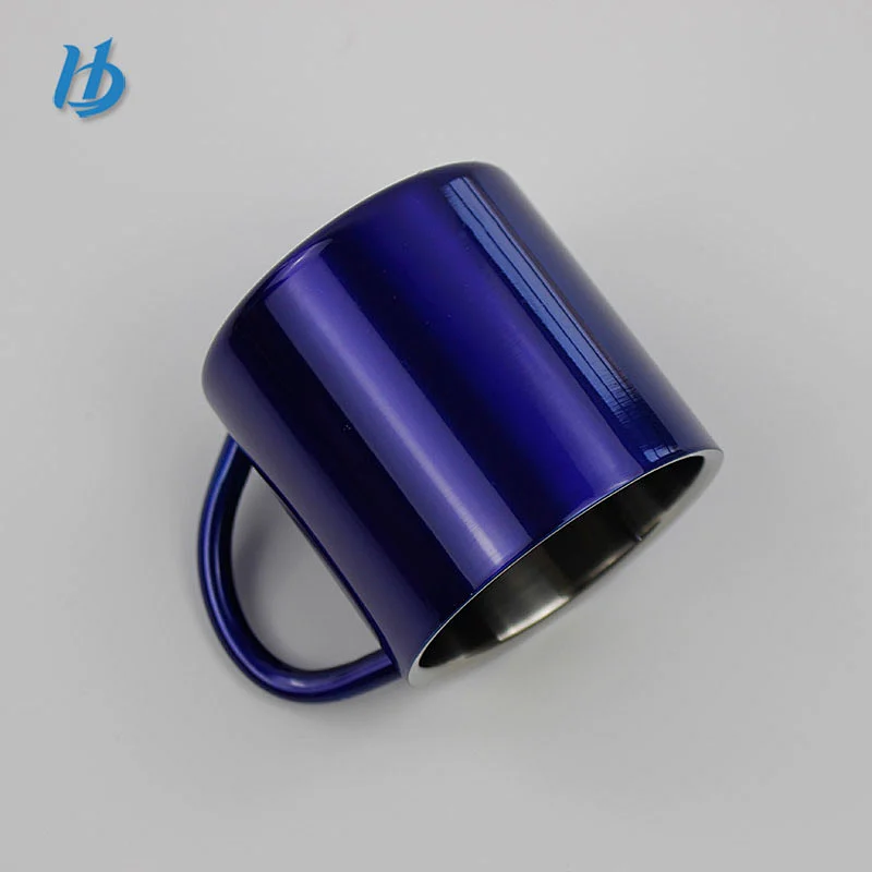 Double wall stainless steel children mugs couple mug custom mugs no minimum