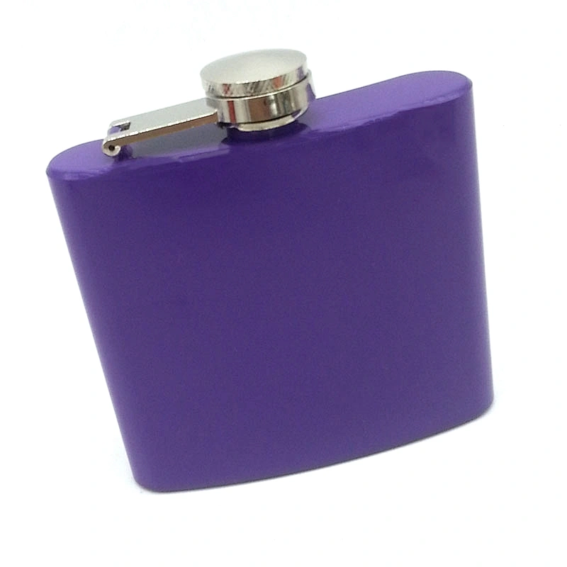 Promotional 2019 hot sale stainless steel spray paint new hip flask made in China for man