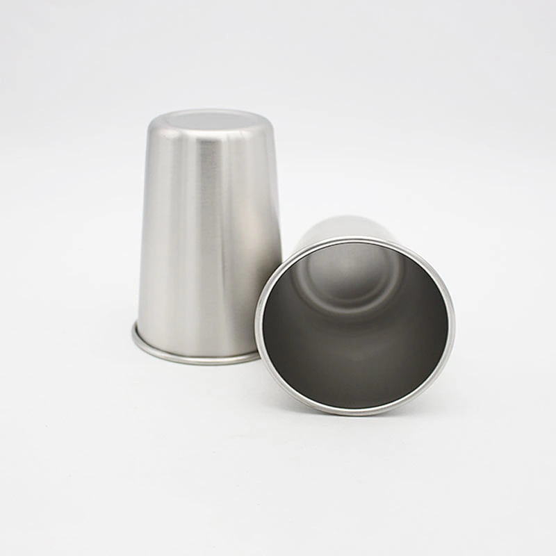 Yongkang wholesale 18/8 stainless steel cup stainless steel milkshake cup camping drinking cup
