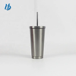 Personalized stainless tumbler with straw vacuum insulated stainless steel tumbler