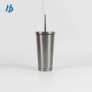 Personalized stainless tumbler with straw vacuum insulated stainless steel tumbler