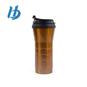 Factory price fine personalized stainless steel travel mug with lid