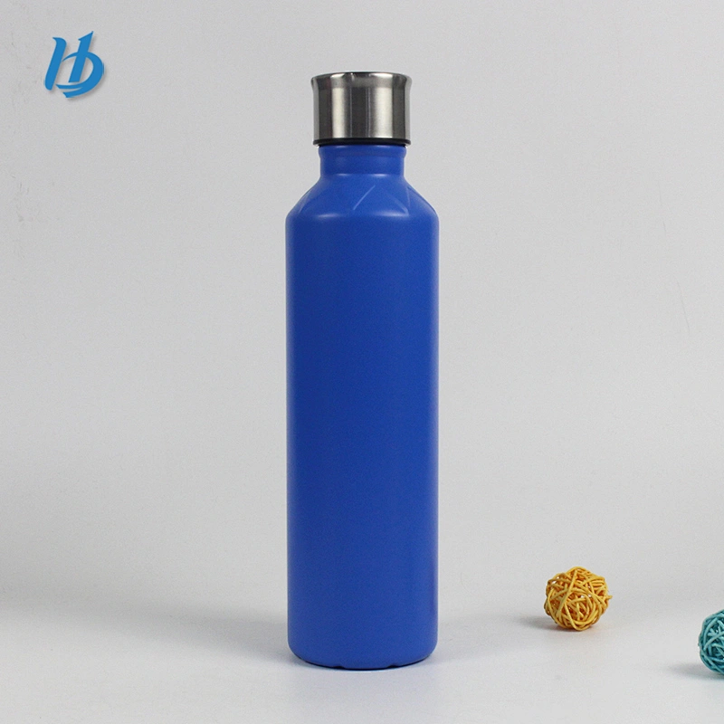 european style stainless steel vacuum bottle with customized color stemless vacuum sport drinking bottle