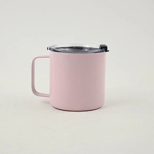 14oz Stainless Steel Insulated Coffee Mug with Handle Double Wall Vacuum Mug with Lid