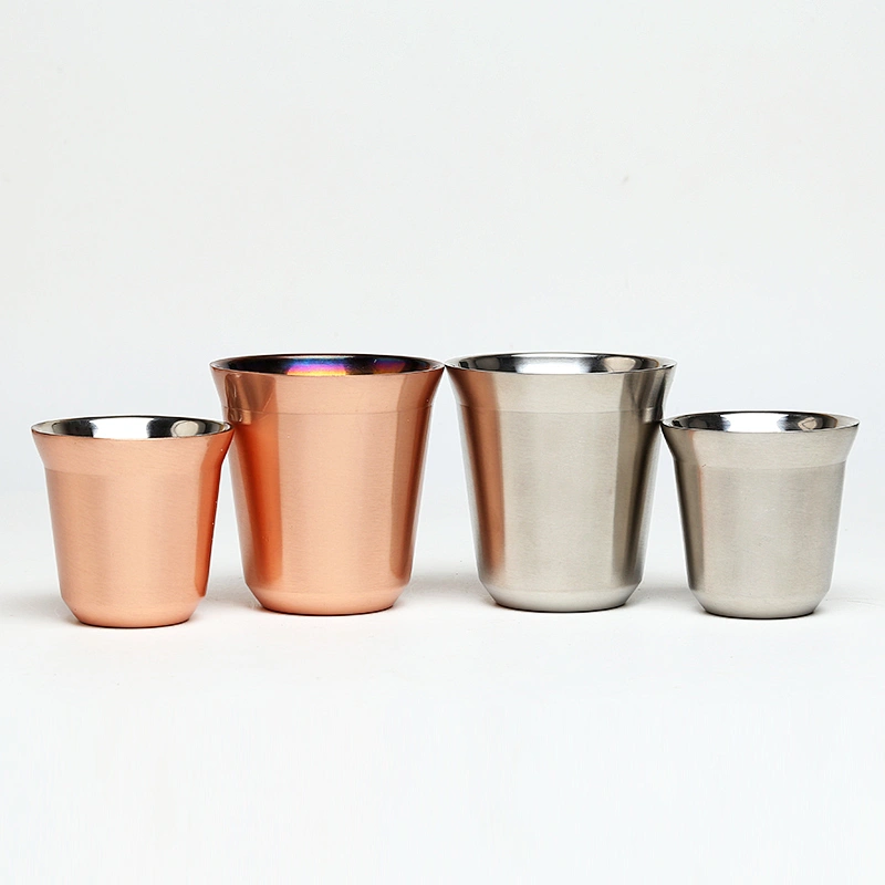 Hibour 18/8 stainless steel cute printed coffee mug